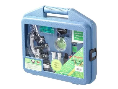 23322 Микроскоп Микромед 100x-900x в кейсе