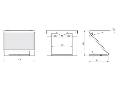 Интерактивный сенсорный стол Cosmos Premium 55