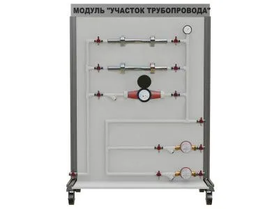 Лаборатория ОВК Модуль участок трубопровода