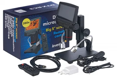 100_76823 Микроскоп с дистанционным управлением Levenhuk DTX RC3 2