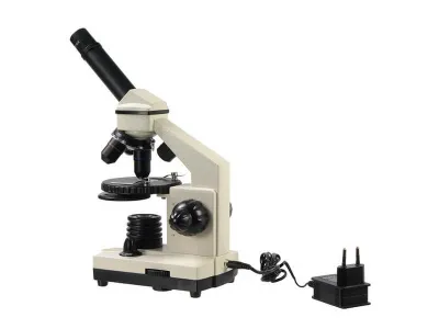 22831 Микроскоп школьный Эврика 40х-1280х в текстильном кейсе