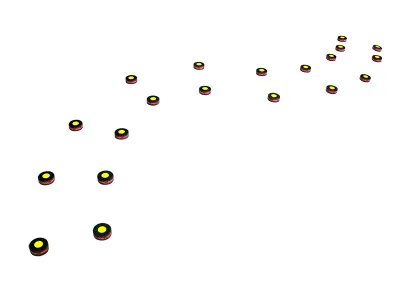 300_К0029_Комплект Кривая дорожка(высота фишек до 30 мм.)