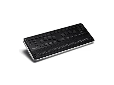 Портативный тактильный дисплей Брайля Qbraille XL_1