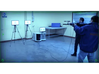 В1070 Учебно-тренировочный комплекс огневой подготовки «Стрелец-2/М» (мишень-монитор, массогабаритные макеты оружия АК и ПМ)