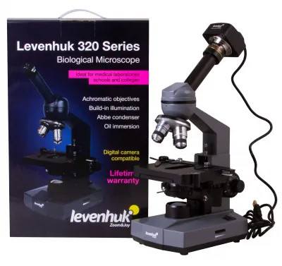 100_73796 Микроскоп цифровой Levenhuk D320L PLUS, 3,1 Мпикс, монокулярный 19