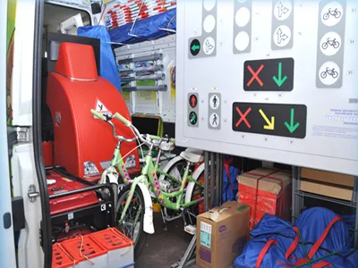 300_Т0608 Мобильный тренажерный комплекс по профилактике детского дорожно-транспортного травматизма на базе автофургона 4