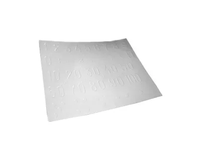 Пособие для незрячих детей. Сигнальные карточки по математике_1