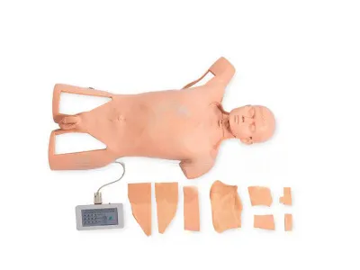 P10043 Манекен-симулятор для отработки навыков пальпаторного обследования лимфатических узлов с электронным контроллером ВОЛОДЯ-ЛИМФ