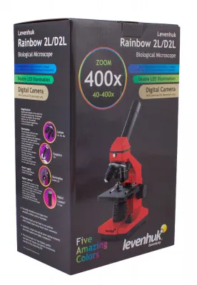 100_Микроскоп Levenhuk Rainbow 2L Orange-Апельсин 15
