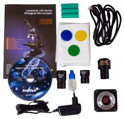 100_73796 Микроскоп цифровой Levenhuk D320L PLUS, 3,1 Мпикс, монокулярный 17