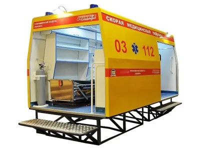 МУ0088 Тренажерный комплекс «Макет автомобиля скорой медицинской помощи»