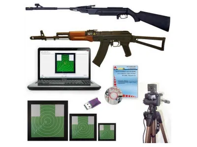 f400-03 Лазерный тир РУБИНТИР® Патриот, бумажные мишени, 1 стрелок, слабовидящие