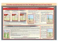 Т1019 Стенд «Техника безопасности при проведении высотных работ»