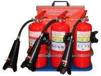 Комплект оборудования и приборов по комплектованию виртуального тренажера для отработки навыков использования первичных средств пожаротушения