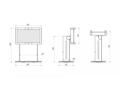 Интерактивный сенсорный стол Book Mini 32"