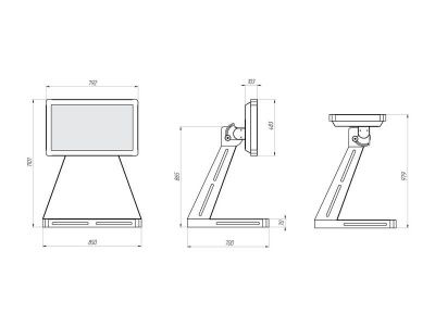 Интерактивный сенсорный стол Assistant Mini 32"