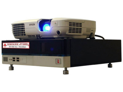 f400-02 Лазерный тир «Кадет», по экрану, моноблок, 4 стрелка