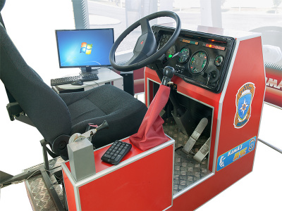 320_Т0106 Автотренажер контраварийного вождения КамАЗ-Мастер-03_МЧС (панорамный экран с углом обзора 210 градусов) 3